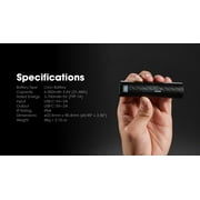 Nitecore Carbon Battery 6K USB-C 6000mAh Power Bank, Black
