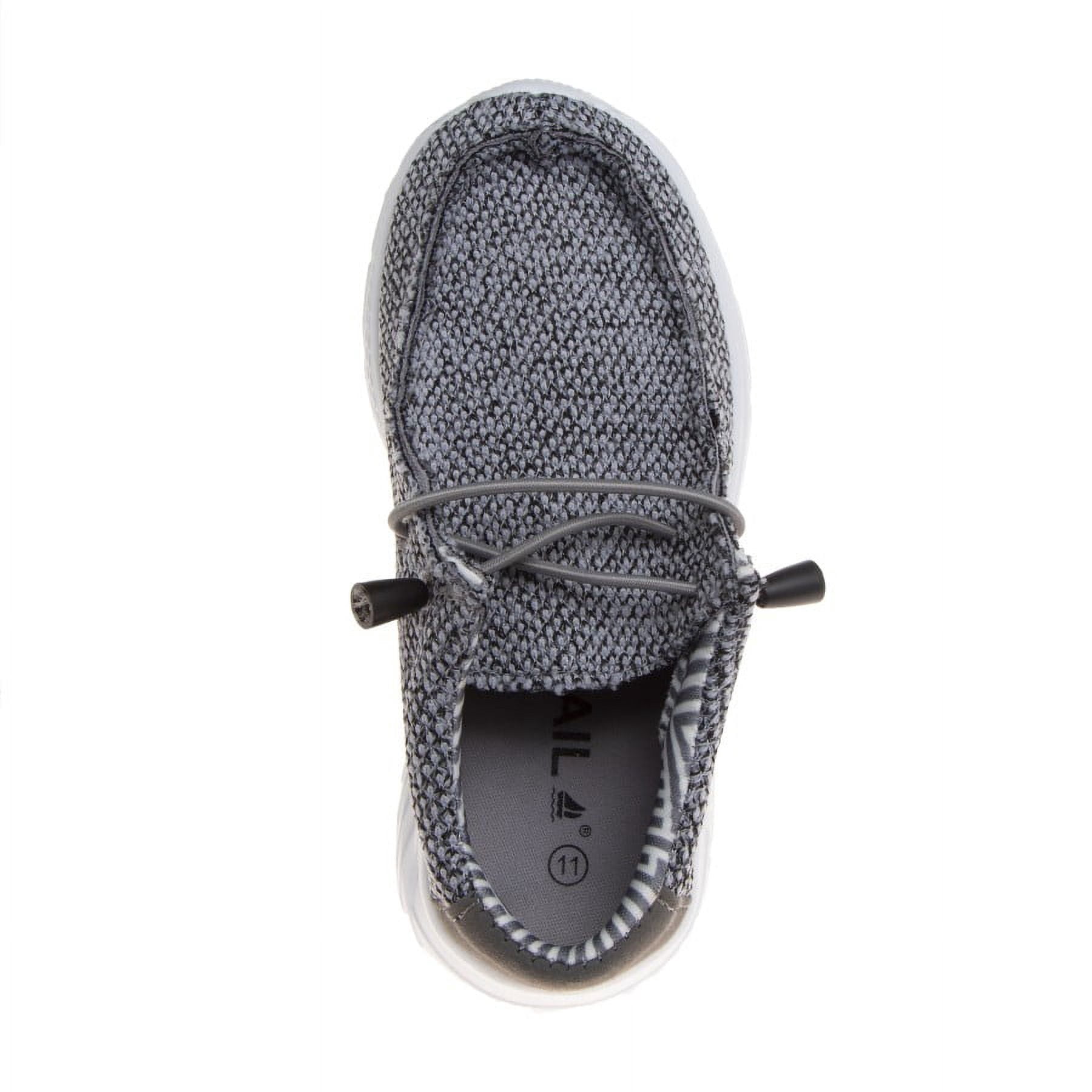 Sail Lofty Little Kids Boys Casual Shoes, Gray, Size: 3