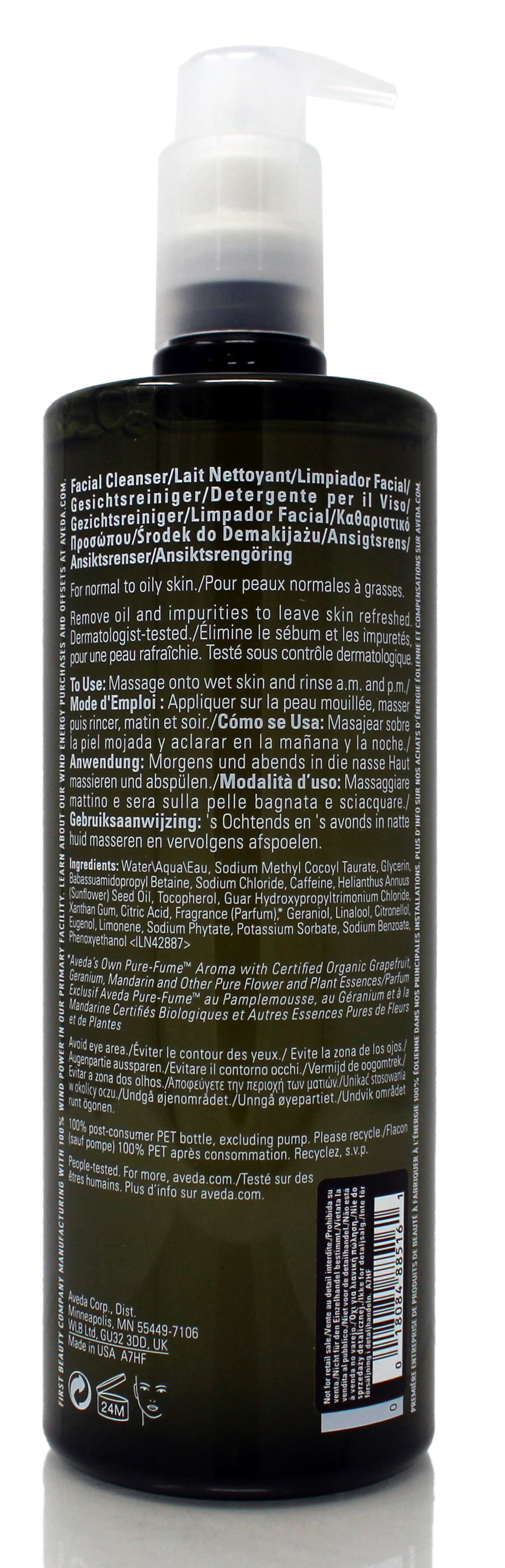 Aveda Botanical Kinetics Purifying Gel Cleanser, 16.9 Oz