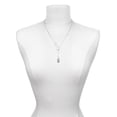 thumbnail image 3 of Delight Jewelry Silvertone Pineapple Silver tone Elegant Infinity Lariat Necklace, 3 of 4