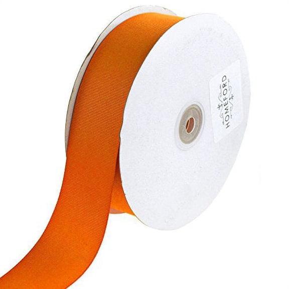 Solid Grosgrain Ribbon, 7/8-Inch, 50-Yard, Orange