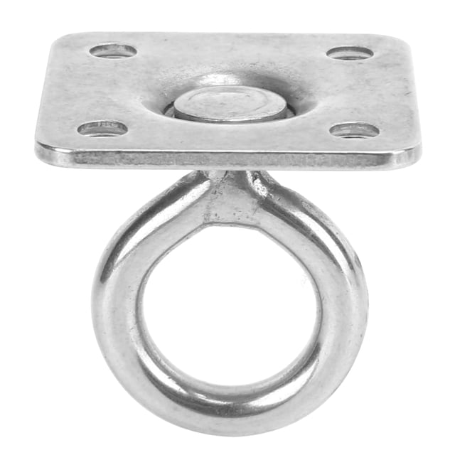 Boucle de Porte Carrée Tournante en Acier Inoxydable 360, Résistant à la Corrosion, Poli Miroir, Durable, Large Gamme d'Applications, pour