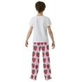 thumbnail image 4 of FORMRS Boys Pajama Pants with Pockets Size 13-14Y Kids Lounge Sleep Bottoms, Cartoon Strawberry, 4 of 8