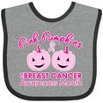 thumbnail image 3 of Inktastic Pink Pumpkins for Breast Cancer Awareness Boys or Girls Baby Bib, 3 of 4