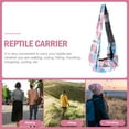 thumbnail image 4 of GASTROPOD Reptile Carrier Sling Adjustable Bearded Dragon Carrier Bag Pouch Holder for Travel Reptile Small Animals Pets Clothes Tank Accessories, 4 of 4