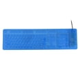 thumbnail image 4 of Graflsoa Foldable 108-Key USB Silicone Keyboard - Waterproof, Dustproof, and Portable for Windows 98/XP/2000/ME/VISTA - Blue, 4 of 7
