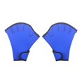 thumbnail image 5 of 1 Pair Swimming Gloves Aquatic Fitness Water Resistance Paddle Training Fingerless Gloves ,Widely Unisex Fit, 5 of 5