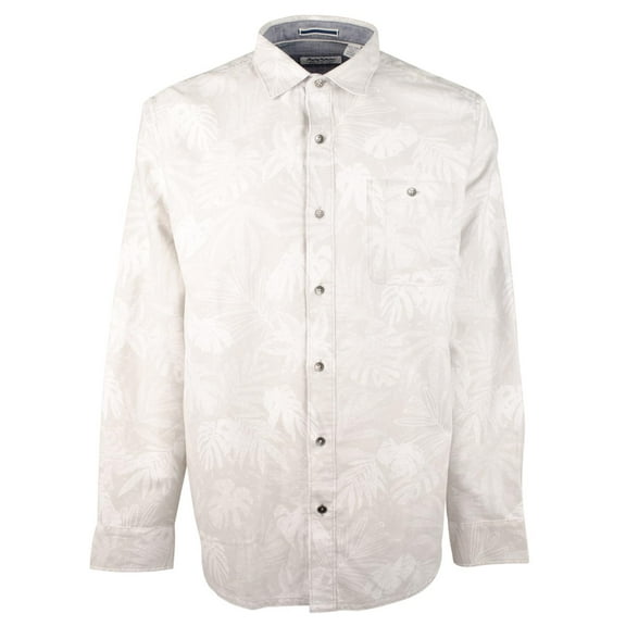 Tommy Bahama Men's Big & Tall Canyon Beach Cloudy Fronds Button Down Flannel Shirt 2XB