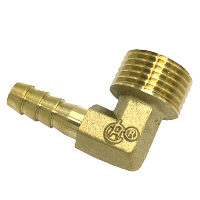 Conector de de latón para metales, codo de , adaptadores con púas de 1/2" - Cobre, 20 mm x 19 mm 20mm x 8mm Gloria Adaptador de manguera de jardín de 90 grados