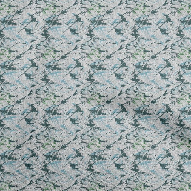 oneOone Polyester Spandex Teal Green Fabric Texture Sewing Material Print Fabric By The Yard 56 Inch Wide