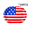 20PCS, variant on BDGD77 Patriotic Plates American Flag Paper Plates Disposable Oval Heavy Duty 12 x 10 Inch Patriotic Party Supplies for 4th of July Veterans Day Independence Day Party Decorations, 1PCS