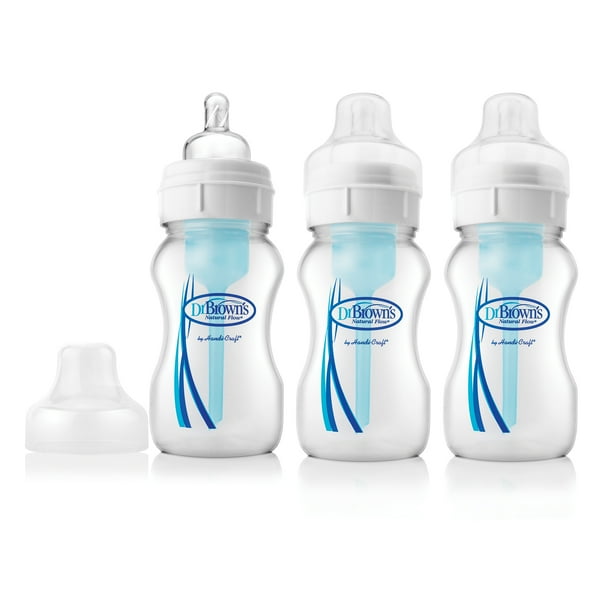 Dr. Brown's Original WideNeck Baby Bottles 8 Oz, 3Ct