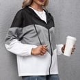 thumbnail image 4 of WREESH Veste de Pluie pour Femmes Imperméable à Capuche Coupe-Vent, 4 of 6