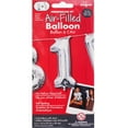 thumbnail image 3 of Anagram 78523 16 in. Number 1 Silver Shape Air Fill Foil Balloon, 3 of 3
