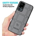 thumbnail image 3 of Case for Jitterbug Smart4 / TCL 40XL, Nakedcellphone Rugged Shield Protective Cover [Anti-Fingerprint, Matte Grip Texture] for Lively Smart 4 Phone (2023, T608G) - Black, 3 of 7