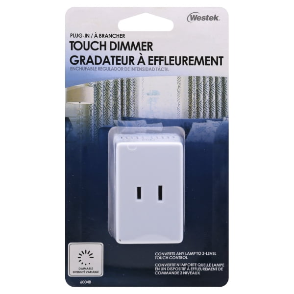 Westek Rocker Plug-In Touch Wall Mounted Dimmer - Walmart.com - Walmart.com
