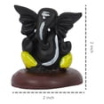 thumbnail image 3 of IBA Indianbeautifulart&nbsp;Lord Ganesha&nbsp;Murti Religious Hindu God Figurine&nbsp;Elephant&nbsp;God&nbsp;For Car Dashboard Auspicious Hindu God Idol For Home/ Office/ Temple-D2, 3 of 8