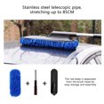 thumbnail image 3 of Meggemo Telescopic Multi Purpose Car Cleaning Brush Extendable Handle with Microfiber Wax Mop Cleans Car Exterior Interior Dust Dirt Automotive Tool, 3 of 6