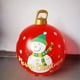 thumbnail image 1 of Bola inflable navideña de 60cm, brillo de PVC con accesorios ligeros para fiestas, suministros festivos, 1 of 8