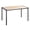 Multi-color, variant on Lumisource Fuji Contemporary Dining Table in Black Metal with Black Wood Top