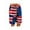 Big Stars, variant on Men's USA American Flag Quick Dry Swim Trunk Boardshorts with Cargo Pokcet-7105-Red-L