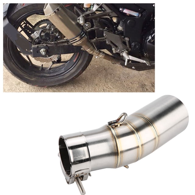 Accesorio De Tubo De Conexión De Escape De Motocicleta De Acero Inoxidable