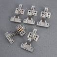 thumbnail image 1 of FUEENIRVA 5 Pcs Fixation Stable Charnière Dissimulée pour Meubles 4.3X2.4X1.6in, 1 of 7