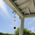 thumbnail image 3 of Metal Crafts Ornaments - Meditation Chimes Chimes Hanging Small Bedroom Music Wind Fresh Wind Gift Metal Wind Chimes（1X Wind Chime), 3 of 9