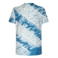 thumbnail image 3 of Njoeus Gym Tops Boys Shirts Men's T-Shirt Abstract Tie-Dyed Blouses Short Sleeve Round Neck Fashion Casual Daily Holiday T-Shirt Top Blouses Men's Tank Tops, 3 of 5