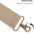 thumbnail image 4 of HBlife Men's X-Back 2 Inches Wide Heavy Duty Clips Adjustable Suspenders,Light Coffee, 4 of 7