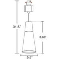 thumbnail image 2 of FSLiving Remote Control Pendant Light 3 Lights H-Type Track Pendant Lamps Scandinavian Style Pendant Lights for Kitchen Hanging Lamp Modern Wood and Aluminium Light Customizable - Green, 2 of 7