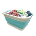 thumbnail image 4 of SAMMART Collapsible Plastic Laundry Basket - Foldable Pop Up Storage Container/Organizer - Portable Washing Tub - Space Saving Hamper/Basket, 4 of 7