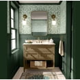 thumbnail image 2 of S4Sassy Classic Floral Wallpaper- Green Wall Covering, 25" x 240" Self-Adhesive Vinyl Wallpaper, Walls Wrap, Easy DIY Wall Covering For Farmhouse Bedroom, Living Room, Cabinets, Living Spaces, 2 of 9