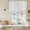 Off-White, variant on Spring Floral Balloon Curtains for Living Room/French Door, Watercolor Summer Botanical Flowers Tie Up Curtains 63 Inch Length Energy Saving Kitchen Curtains Shades for Windows 42"x63"