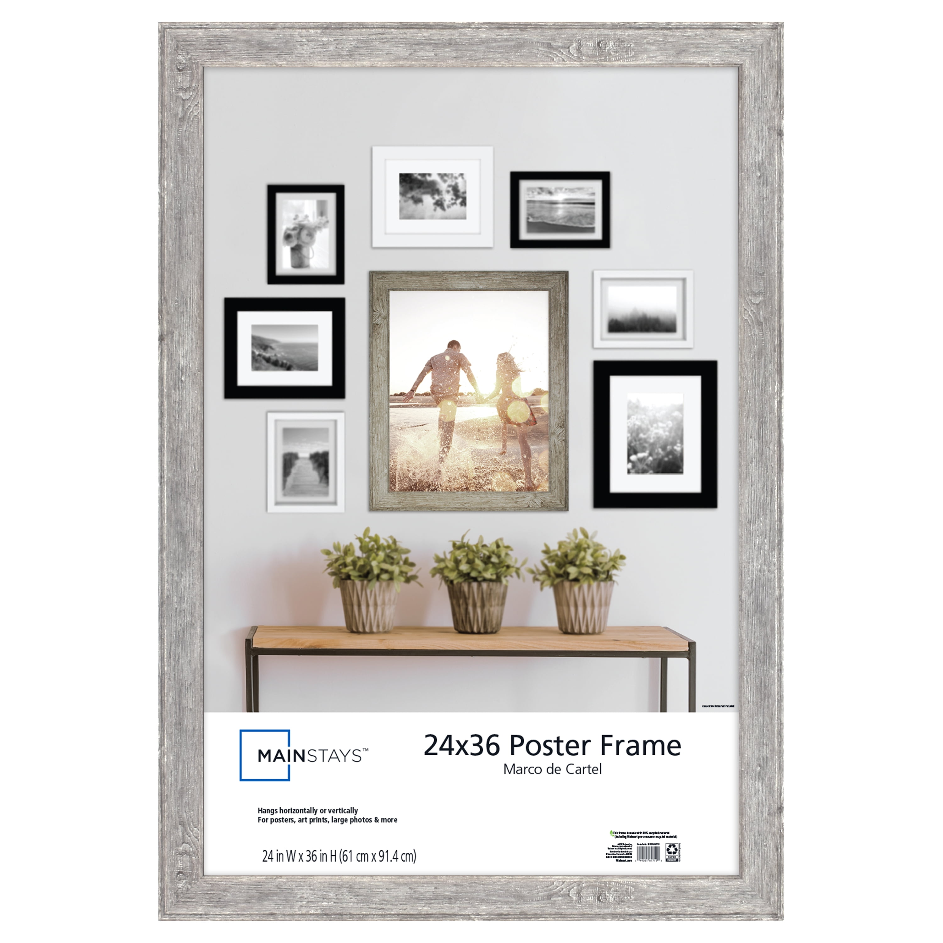 Mainstays 24x36 Rustic Poster Frame Walmart Walmart