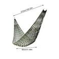 thumbnail image 5 of Outdoor Sport Hammock Portable Outdoor Camping Hammock Mesh Net Garden Swing Hanging Bed Garden Picnic Rocking Hammock for Garden Beach Yard Travel Q0H3, 5 of 5