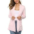 thumbnail image 2 of Cardigans for Women Loose Casual Long Sleeved Open Front Breathable Cardigans with Pockets, 2 of 6
