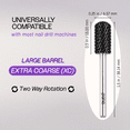 thumbnail image 2 of USA Pana DLC 3/32" Safety Nail Carbide - Smooth Round Top Large Barrel Head for Electric Dremel Drill Machine (Black, Extra Coarse Grit), 2 of 6