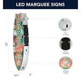 American Art Decor Metal LED Surf Shop Rentals Surf Lessons & Good ...