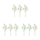 thumbnail image 3 of Inteprter 3x Tallos Verdes Falsos Púrpuras De Bajo Mantenimiento Para Decoración Del Hogar Fácil De Limpiar Ecológico Verde Elegante Type1 NO1, 3 of 6