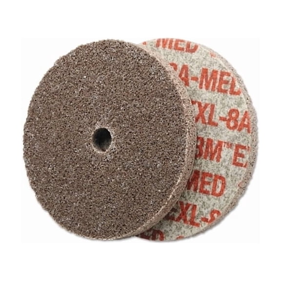 EXL Unitized Deburring Wheel, 3 in x 1/4 in, Fine, Silicon Carbide, 10000 rpm