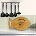 thumbnail image 5 of Designs ByLITA Wishing I Was Fishing 14 x 8.5" Fish Shape Cutting Board | Kitchen Chopping Board, 5 of 6