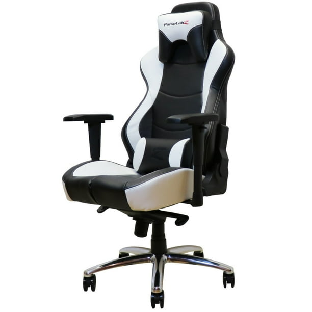 PulseLabz Guardian Series Office Gaming Chair White Black