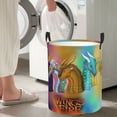 thumbnail image 5 of Large Laundry Hamper, Dragon Wings Of Fire Collapsible Laundry Basket with Handles, Tall Storage Basket for Blanket, Toys, Dirty Clothes in Living Room, Bedroom, Bathroom, Nursery, 5 of 7
