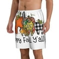 thumbnail image 2 of Logiee It'S Fall Y'All Print Mens Swim Trunks Quick Dry Board Shorts,Breathable Hawaii Beach Shorts Swimwear Bathing Suits-Large, 2 of 6