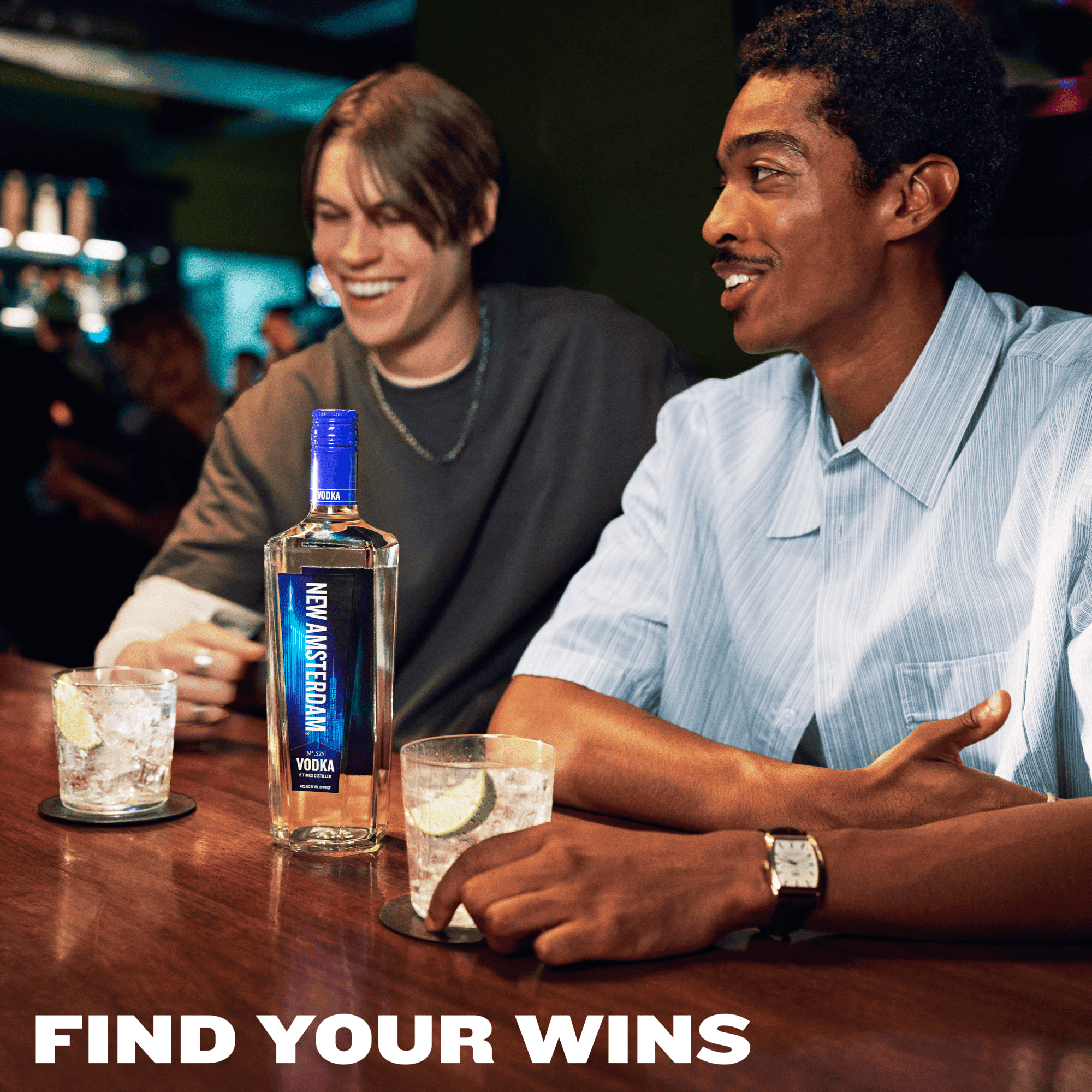 New Amsterdam Original Vodka, 750ml Glass Bottle, 40% ABV