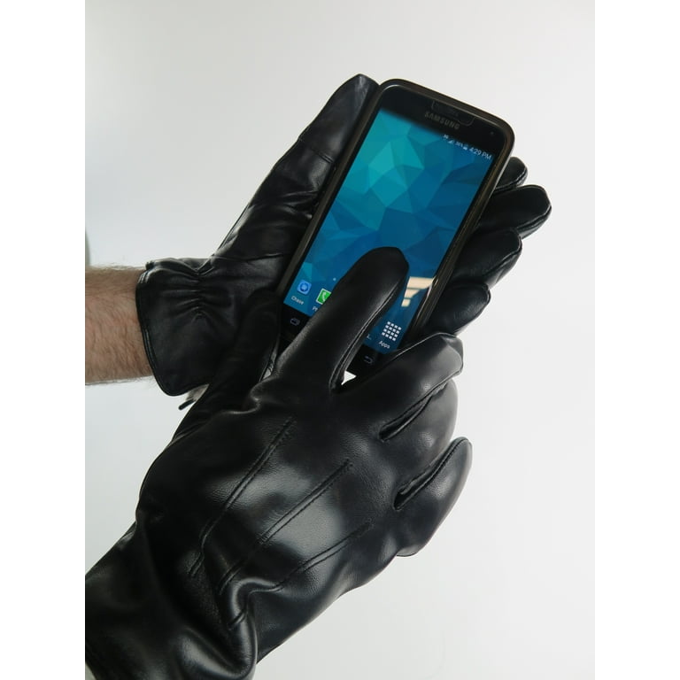 Fleece Lined Gloves Black Magic Gloves Knit Winter Gloves For Cold Weather Skiing Cycling Outdoor Cold Gloves
