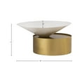 thumbnail image 3 of Meridian Furniture Damon White Coffee Table, 3 of 8