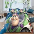 thumbnail image 2 of Buzz Lightyear Duvet Cover 3D Printed Set Bedding Set Anime Characters Quilt Cover Ultra Soft Breathable Conforter Cover Microfiber Comforter Cover Protector Set Pillowcases Double, 2 of 5
