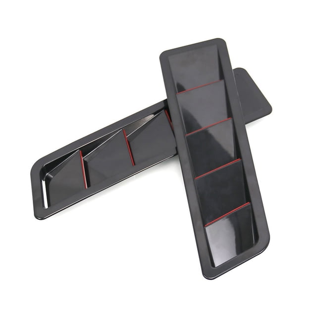 Universal Car Hood Vent Black ABS Decoración Coche Reemplazo De Parte Automotriz Accesorios Exterior COMPONENTES VEHÍCULOS Inevent VI014354-00B